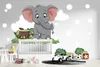 Wandaufkleber fürs Kinderzimmer – Elefant Safari für Produktbild-Vorschau 5
