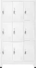 vidaXL Schließfachschrank mit 9 Fächern Stahl 90x45x180 cm Produktbild-Vorschau 1