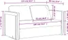 Bodensofa mit Schlaffunktion Dunkelgrau 112x174x55 cm Stoff Produktbild-Vorschau 10