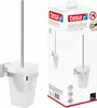 TESA 40416, WC-Bürste & Halter, Chrom, Weiß, Metall, Produktbild-Vorschau 1