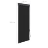 vidaXL Tenda a rullo per esterni 60 x 250 cm antracite Anteprima dell’immagine prodotto 10