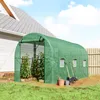 Outsunny Foliengewächshaus Gewächshaus Treibhaus Produktbild-Vorschau 2