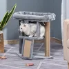 PawHut Kratzbaum 57 cm Kleiner Katzenbaum mit Katzenhöhle, Produktbild-Vorschau 5