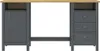 Scrivania Hill Grey 150x50x74 cm in legno di pino massiccio Anteprima dell’immagine prodotto 8