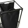 1.02 Badplank met wasmand, zwart - ongeveer 69 x 35,5 x 77 Productafbeelding-voorbeeld 4