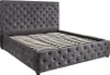 riess-ambiente Boxbett PARIS 180x200cm grau Samt mit Produktbild-Vorschau 11