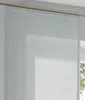 Schiebevorhang Boston in Leinenoptik  uni türkis  ca. 60 * Produktbild-Vorschau 3