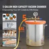 A vacuum chamber with various applications shown in inset images. Náhľad obrázku produktu