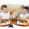 Obří závodní dráha – 273 dílků, elektrické autíčko, jeřáb & Náhled obrázku produktu 3