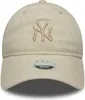 New Era Women MLB 9TWENTY Leinen Cap New York Yankees beige Produktbild-Vorschau 3