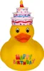Canard de bain Happy Birthday Voir les images du produit 2