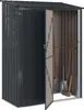 vidaXL Gartenhütten Anthrazit 153,5 x 86 x 200 cm Metall Produktbild-Vorschau 3