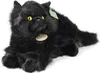RAPPA Chat en peluche noir couché 30 cm ECO-FRIENDLY Voir les images du produit 9