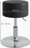Hocker Vicco Design Schwarz 33.5 x 67 cm für Schminktisch, Produktbild-Vorschau 7