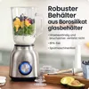3-in-1 Standmixer mit 1200ML Borosilikatglasbehälter, Produktbild-Vorschau 3