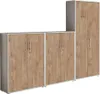 Aktenschrank TABOR 53 in lichtgrau / Gold Harbor Oak, Produktbild-Vorschau 1