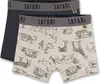 Sanetta 2er Pack Jungen Hipshort Beige melange Safari Print Produktbild-Vorschau 1