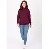 JAKO Damen Sweatjacke Doubletex, Farbe:maroon, Größe:46 Produktbild-Vorschau 6