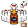 set di 24 bottiglie di vetro rotonde da 60 ml con tappo a Anteprima dell’immagine prodotto 1