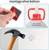Schilderijhaken 6 stuks - Zelfklevend - Zonder boren Productafbeelding-voorbeeld 4