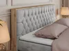 MKS MEBLE King Boxspringbett 180x200 mit Bettkasten Eiche, Produktbild-Vorschau 3