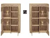 Vitrine deux portes DIANDRA – chêne artisan Voir les images du produit 4