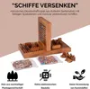 Schiffe Versenken - Holz-Variante für 2 Spieler - Spielfeld Produktbild-Vorschau 8