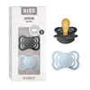 BIBS Supreme fopspeen, 2-pack, BPA-vrij, symmetrische Productafbeelding-voorbeeld 1