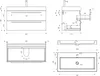doporro Badmöbelset Waschbeckenunterschrank 100cm, Produktbild-Vorschau 7