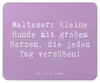 Mr. & Mrs. Panda Mauspad Spruch Malteser Herz - Produktbild-Vorschau 1