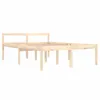 vidaXL Seniorenbett 140x190 cm Massivholz Kiefer Produktbild-Vorschau 3