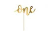 Cake Topper One 19cm Decorazione per compleanno 1 anno Anteprima dell’immagine prodotto 1