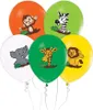 Safari Ballons 30 cm verschiedene Farben 5 Stück Produktbild-Vorschau 2