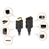 ORSEM HDMI Verlängerungskabel 1,5m HDMI 2.0 UHD 4K 60Hz Produktbild-Vorschau 5