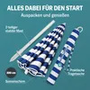 KINGSLEEVE® Sonnenschirm 180cm UV 50+ Tragetasche Erdspieß Produktbild-Vorschau 4