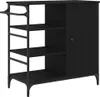 vidaXL Küchentrolley Schwarz Eichen-Optik 87,5 x 39 x 84,5 Produktbild-Vorschau 6
