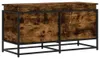 vidaXL Úložný box s víkem, kouřový dub 100x40x51,5 cm Náhled obrázku produktu 1