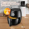 Extralink Friggitrice ad aria 2 L 1000 W con display LED Anteprima dell’immagine prodotto 10