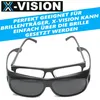 X-VISION Sonnenbrille Nachtsichtbrille Überziehbrille Produktbild-Vorschau 2