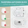BENKSTEIN Premium toiletbril - antibacterieel, D-vorm, wit Productafbeelding-voorbeeld 7