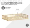 ML-Design Kinderbett 120x200 cm Natur Bodenbett für Kinder Produktbild-Vorschau 7