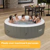 Arebos AR-HE-SPA6RA, zwart, 650 mm, 25 kg Productafbeelding-voorbeeld 4