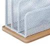 Kovový zásobník na dokumenty s 3 priehradkami RD42704 Náhľad obrázku produktu 4