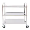 Chariot de service 3 étages Chariot de cuisine inox Chariot Voir les images du produit 2