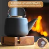 Natürliches Stövchen Holz - Eleganter Kaffee- & Teewärmer Produktbild-Vorschau 5