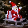 LED figúrka na vonkajšie použitie, Otec Vianoc na saniach, Náhľad obrázku produktu 7