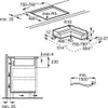 AEG Autarkes Kochfeld mit integriertem Dunstabzug / 80cm / Induktion / Auto-Funktion / Bridge-Funktion / Abluft KCC83480I Maße Podgląd zdjęcia produktu
