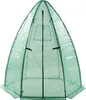 A green greenhouse with its doors open, set against a white background. Náhľad obrázku produktu