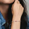 Tennisarmband für Damen mit Herz aus Sterlingsilber von Produktbild-Vorschau 3
