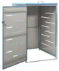 vidaXL Mülltonnenbox für 1 Tonne 69x77,5x115 cm Edelstahl Produktbild-Vorschau 4